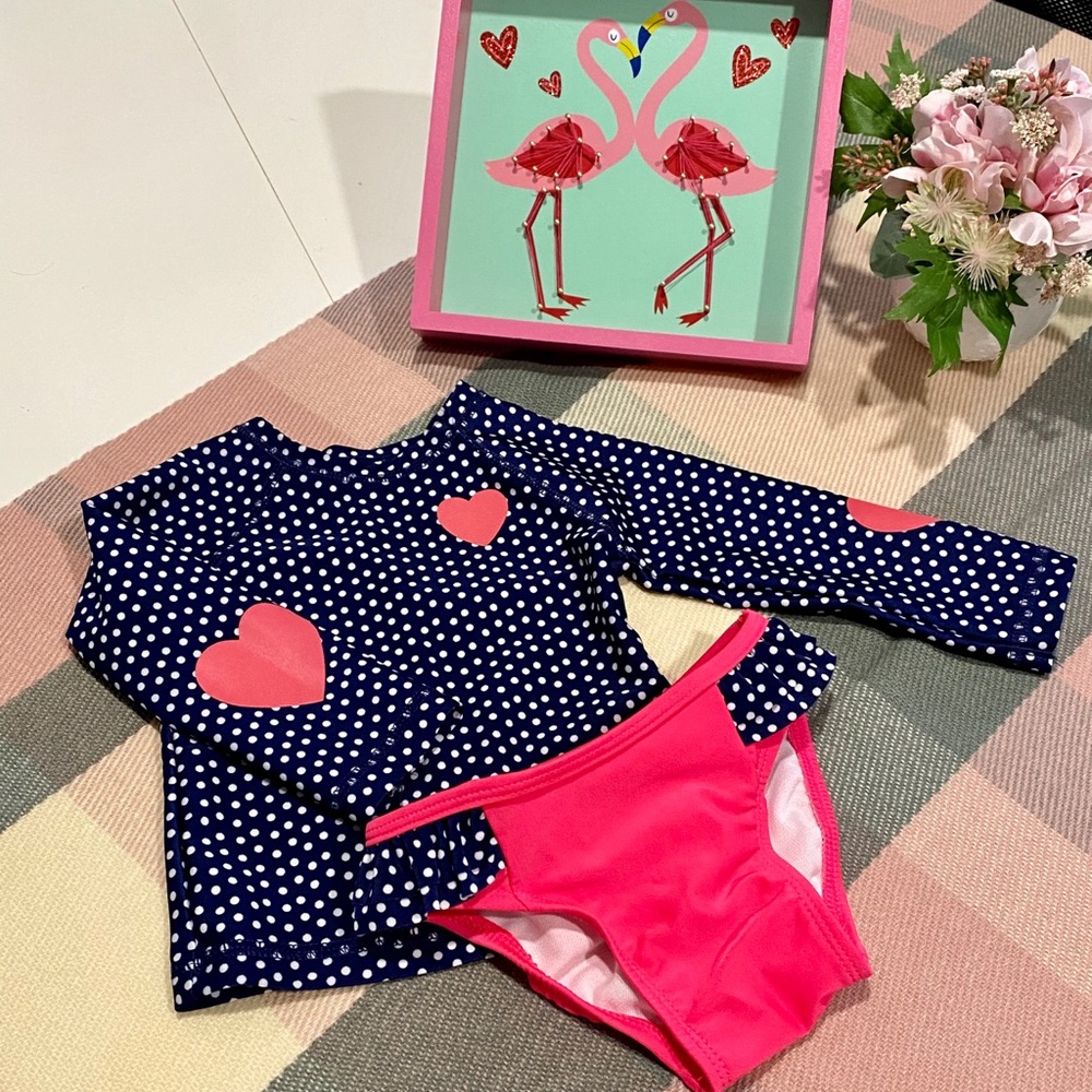 ๐HP๐ ๐NWT Cat & Jack Baby Swimsuit Rashguard - Picture 1 of 7